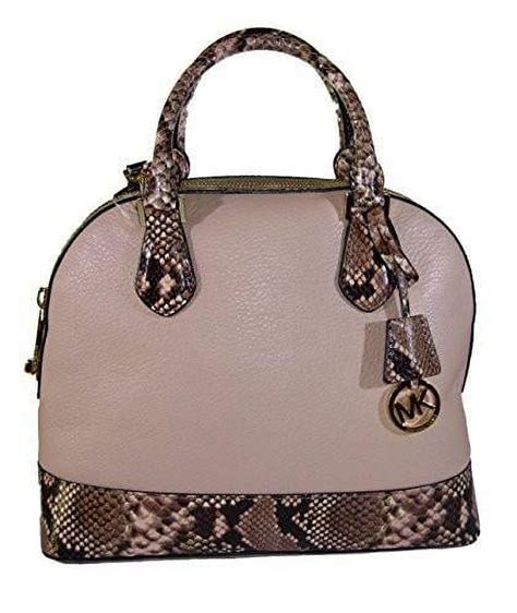 michael kors smythe large dome satchel blush|MICHAEL Michael Kors Satchel .